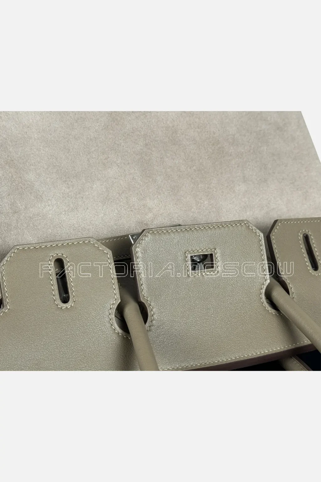 Hermes Birkin 30 Grizzly Colour Gris Caillou/Etoupe PHW