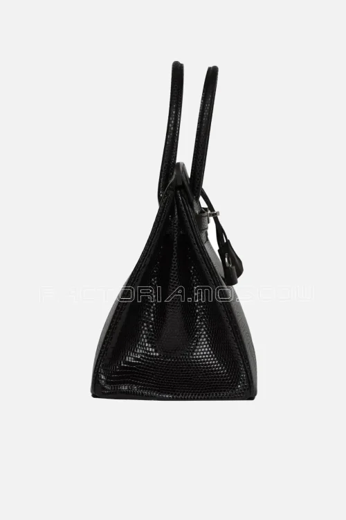Hermès Birkin 30 Black Niloticus Lizard PHW