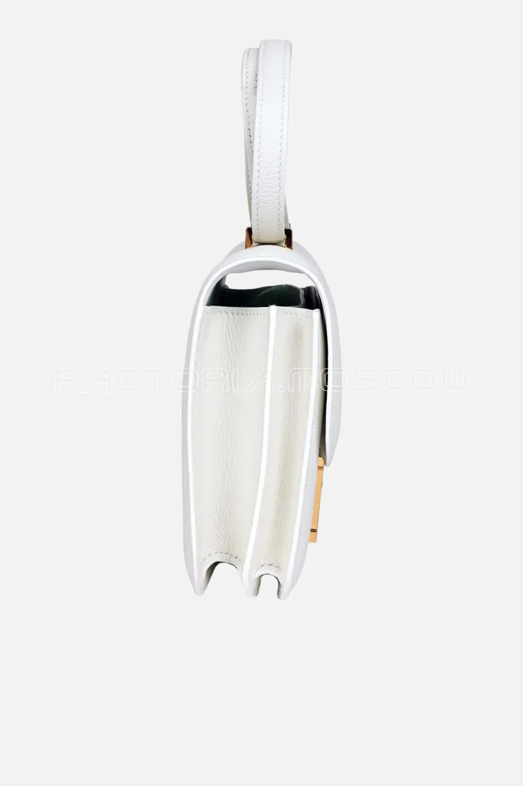 Hermès Constance 18 White Evercolor GHW