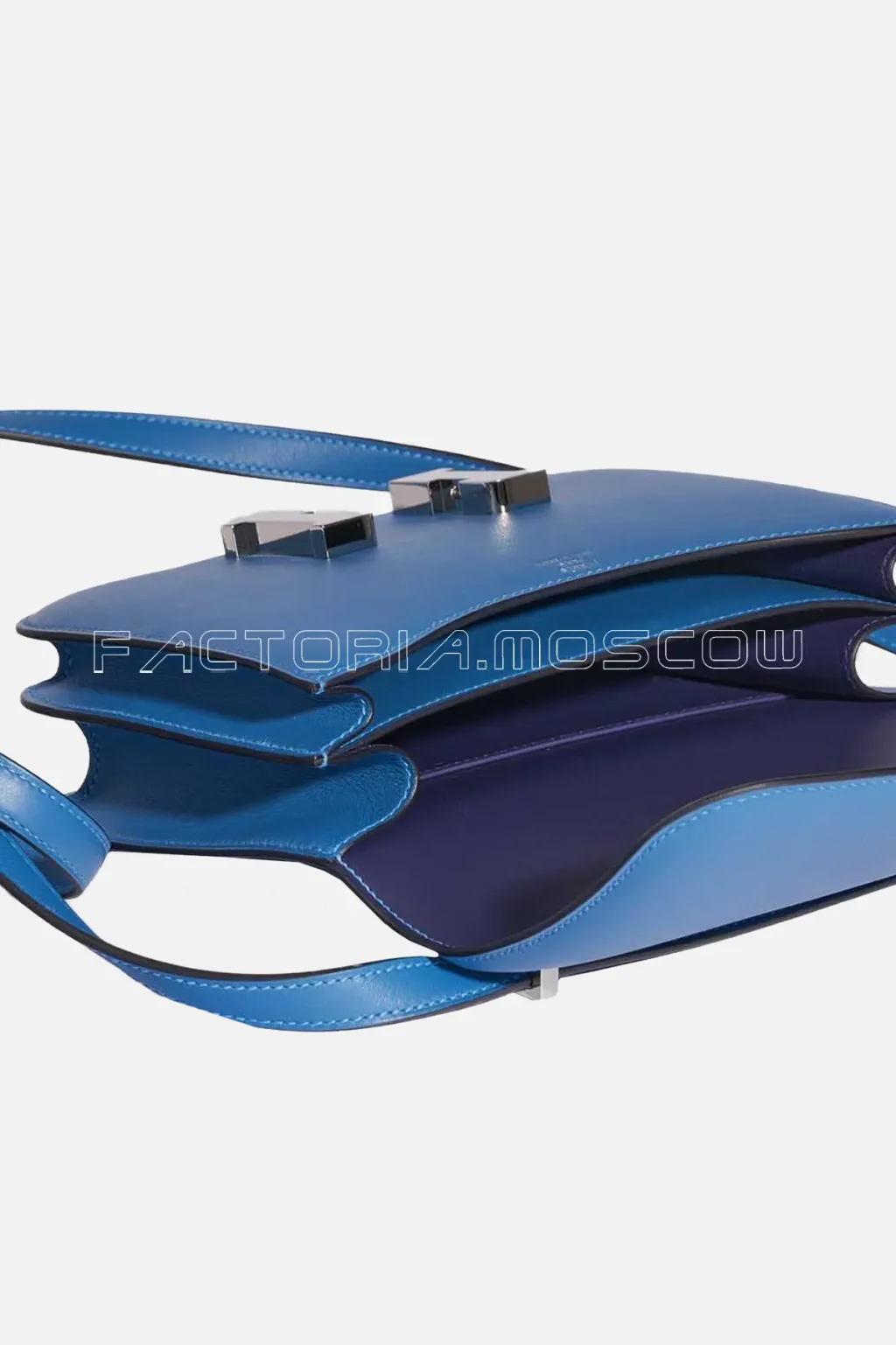 Hermès Constance 18 Swift Blue Mykonos / Blue Encre PHW