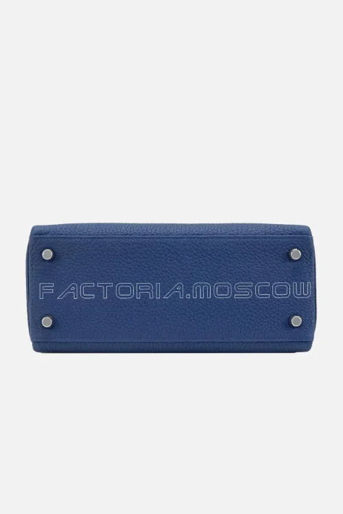 Hermès Kelly Retourne 25 Togo Colour Bleu Saphir PHW