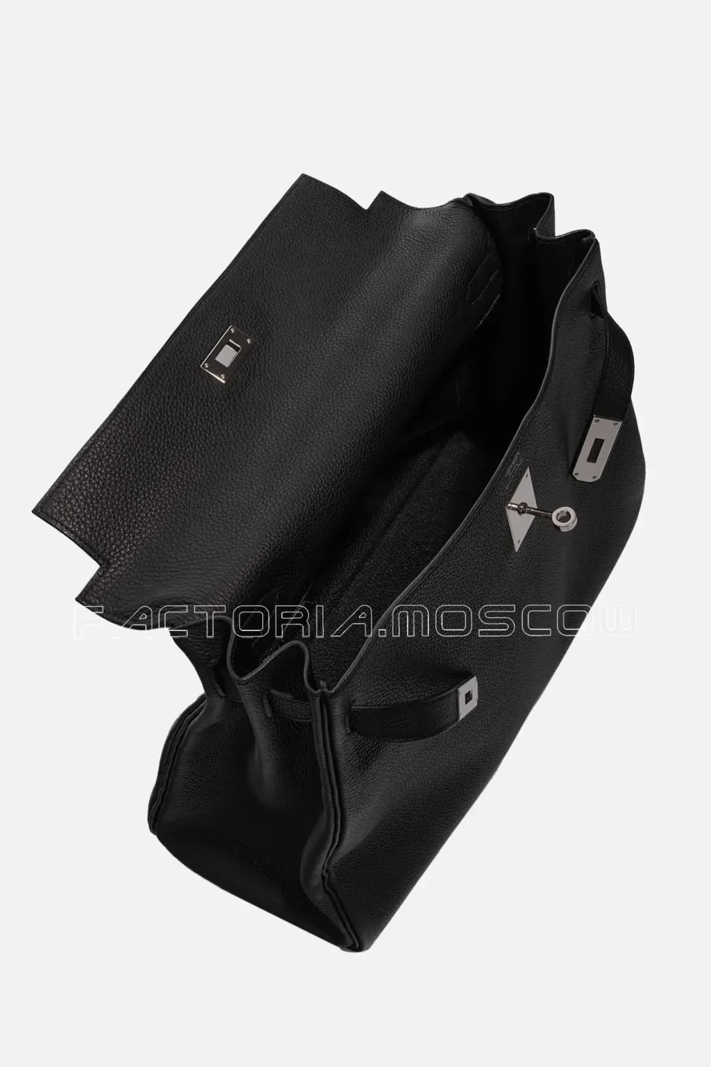 Hermès Kelly Retourne 35 Togo Colour Black PHW