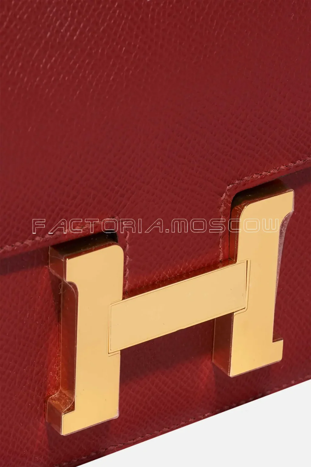 Hermès Constance 18 Epsom Rouge Grenat GHW