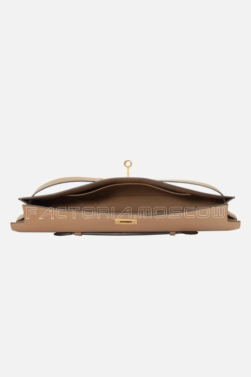 Hermes Kelly Cut Beige De Weimar Swift GHW