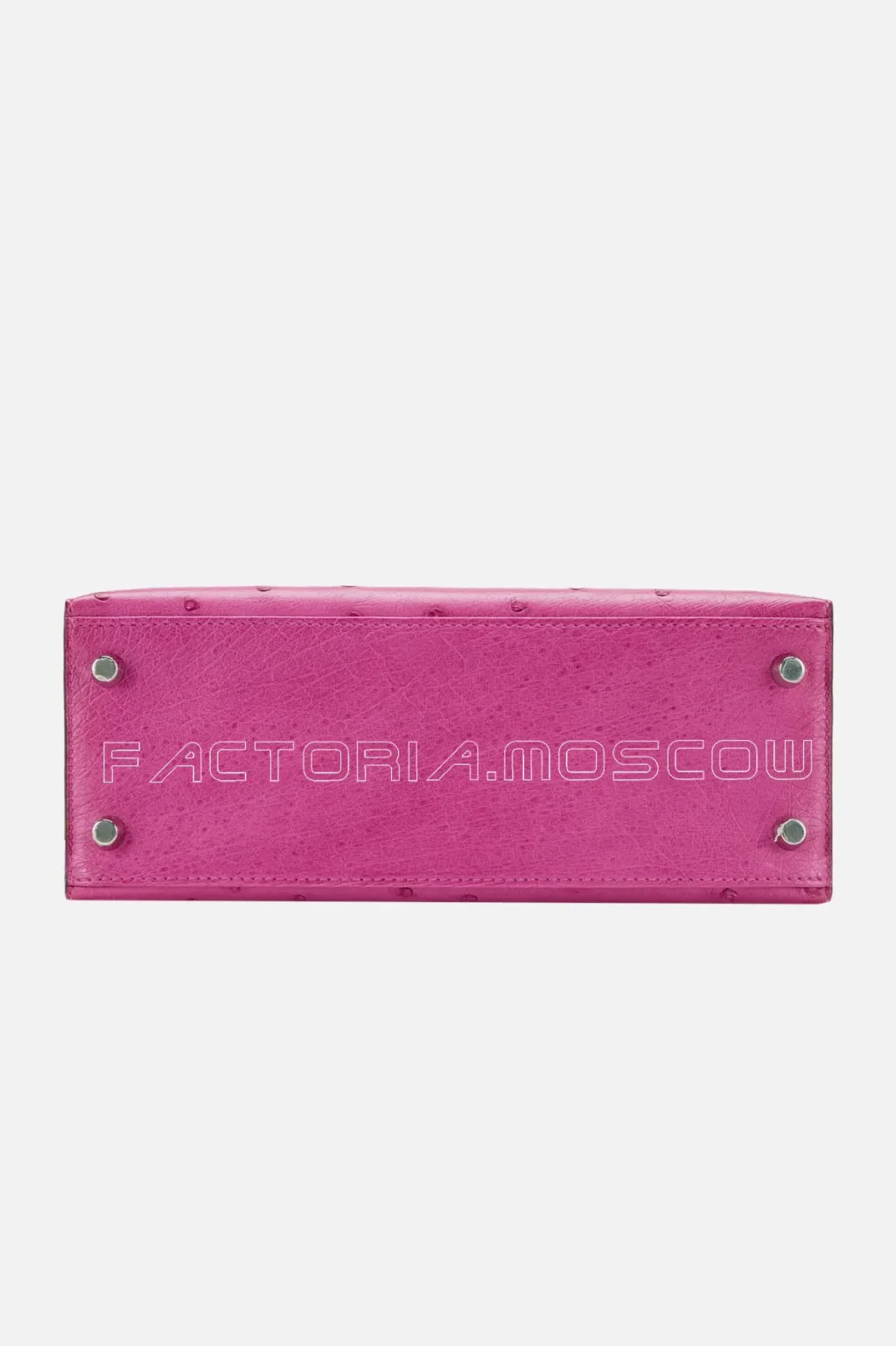 Hermès Kelly Sellier 25 Ostrich Colour Rose Pourpre PHW