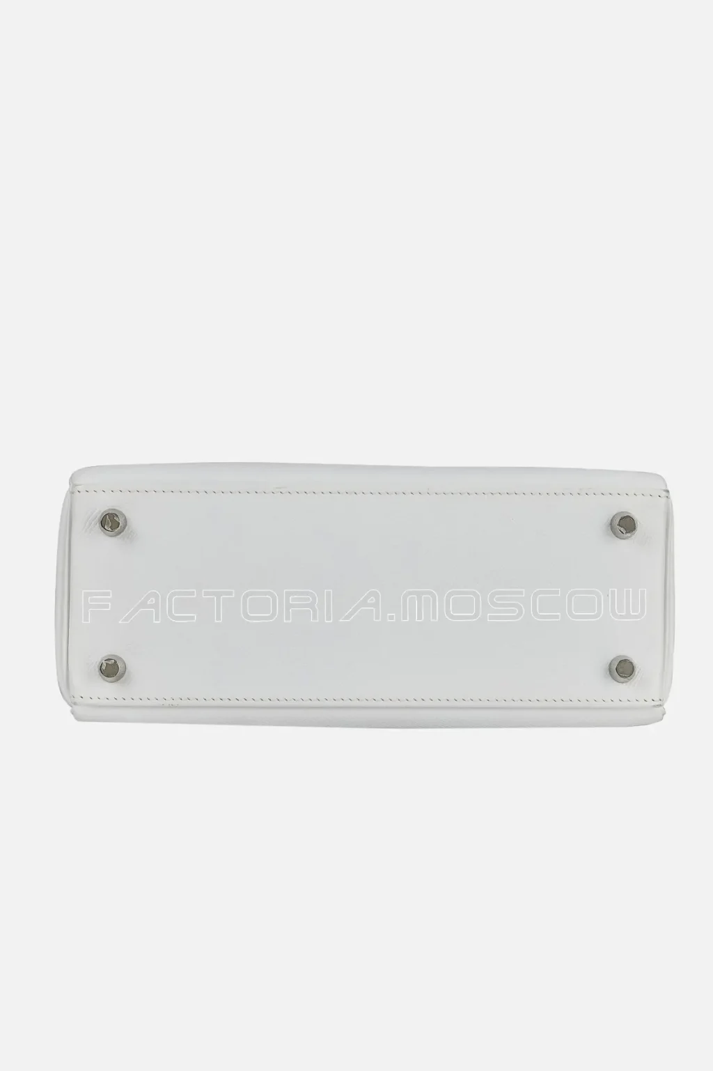 Hermès Kelly Retourne 25 Epsom Colour Blanc PHW