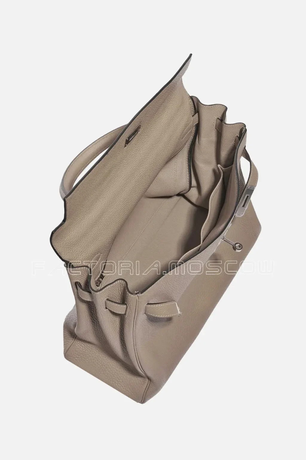 Hermès Kelly Retoune 35 Togo Colour Gris Tourterelle PHW