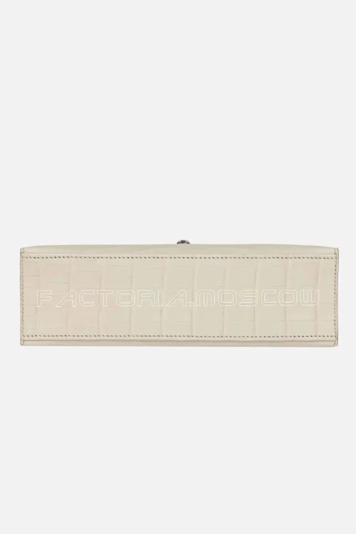 Hermès Kelly Pochette Beton Matte Alligator PHW