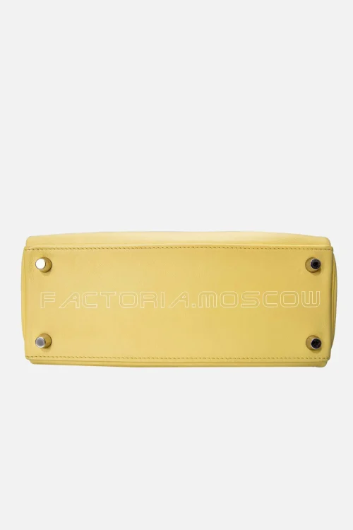 Hermès Kelly Retourne 25 Swift Colour Jaune Poussin PHW