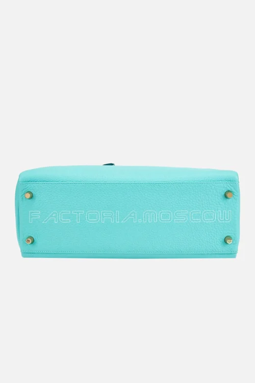 Hermès Kelly Retourne 32 Togo Colour Bleu Atoll GHW