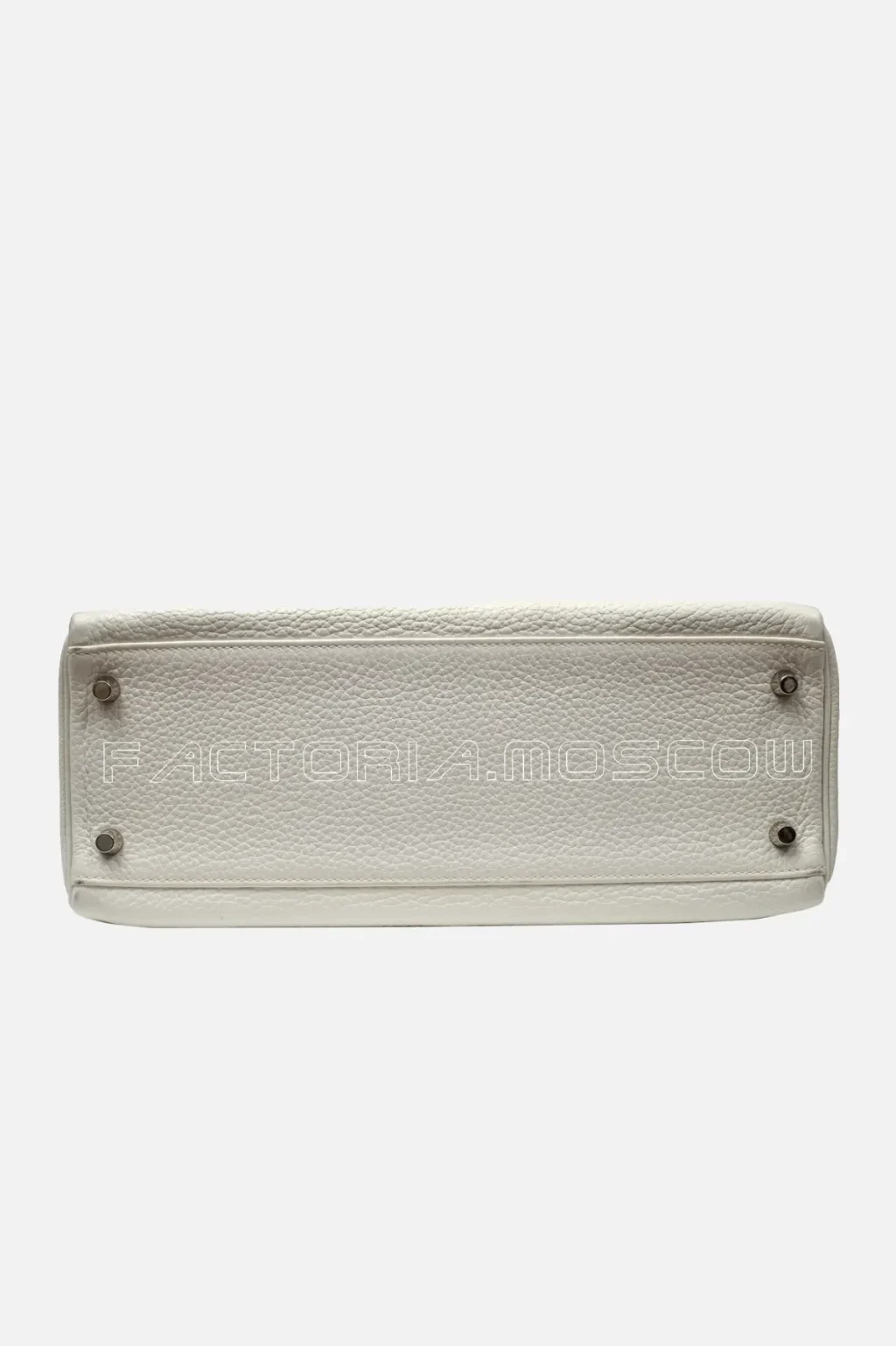 Hermès Kelly Retourne 32 Clemence Colour White PHW