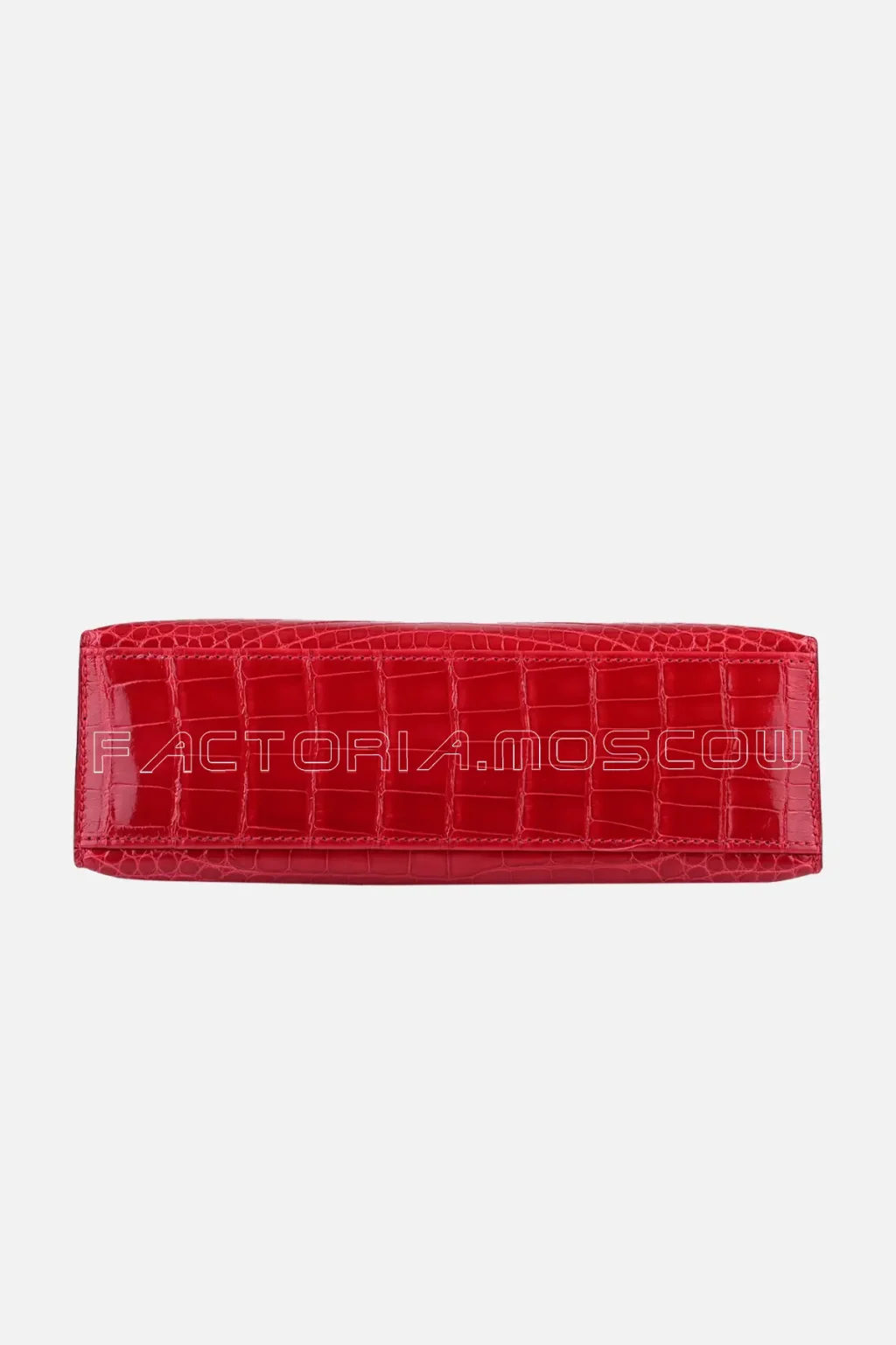 Hermes Kelly Pochette Mini Shiny Alligator Colour Braise GHW