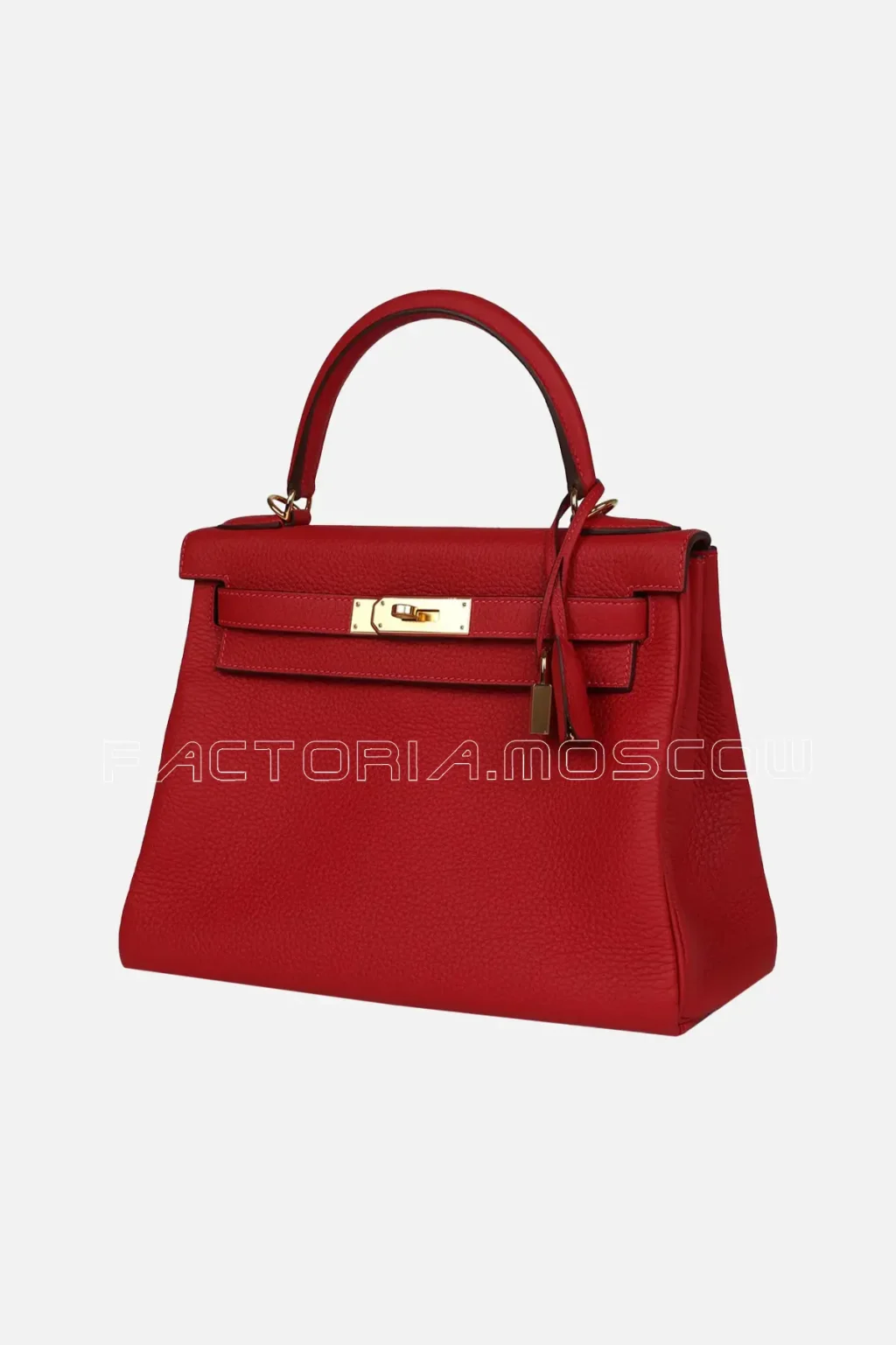 Hermès Kelly Retourne 28 Vermillion Clemence GHW