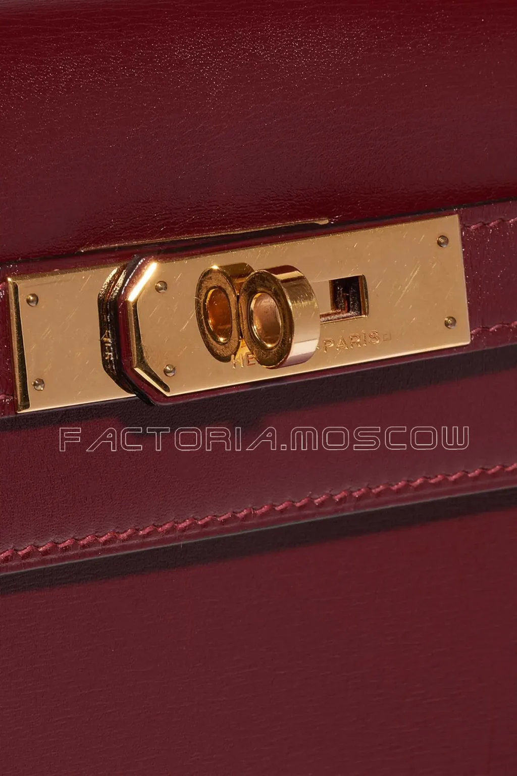 Hermès Kelly Sellier 28 Box Rouge H GHW