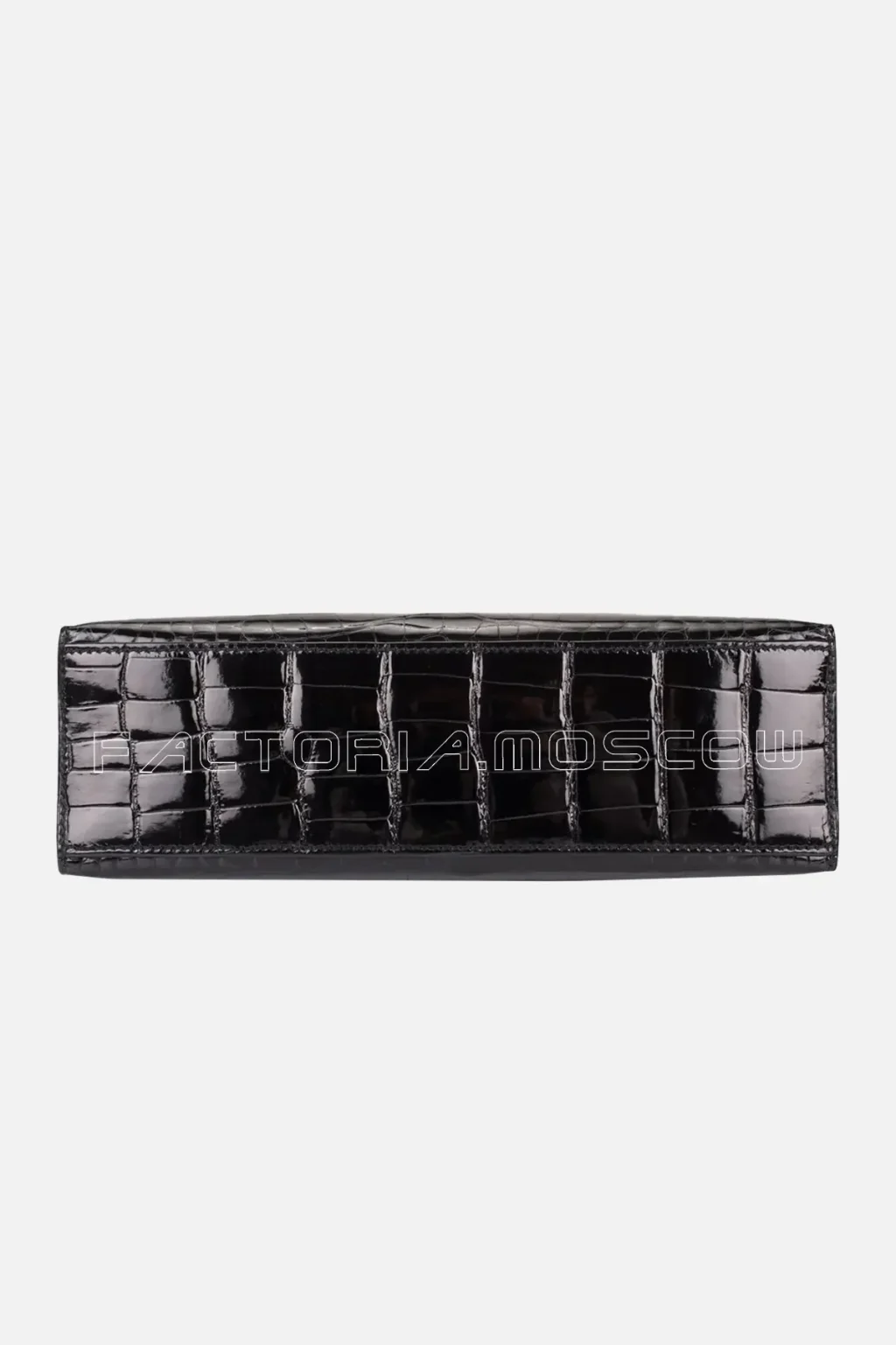 Hermes Kelly Pochette Mini Shiny Alligator Colour Black GHW