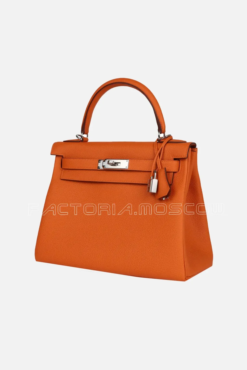 Hermès Kelly Retourne 28 Orange Togo PHW