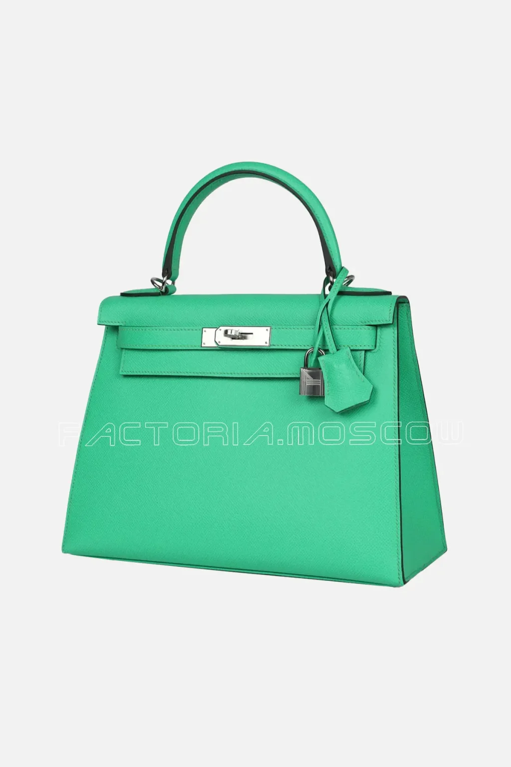Hermès Kelly Sellier 28 Vert Comics Epsom PHW