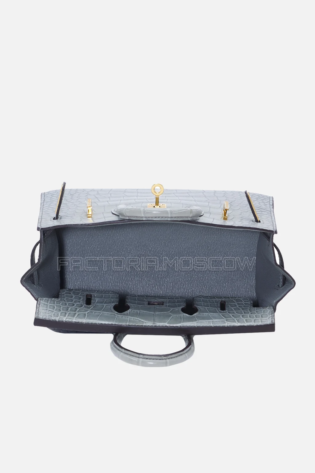 Hermès Birkin Sellier 20 Matte Alligator Gris Ciment GHW