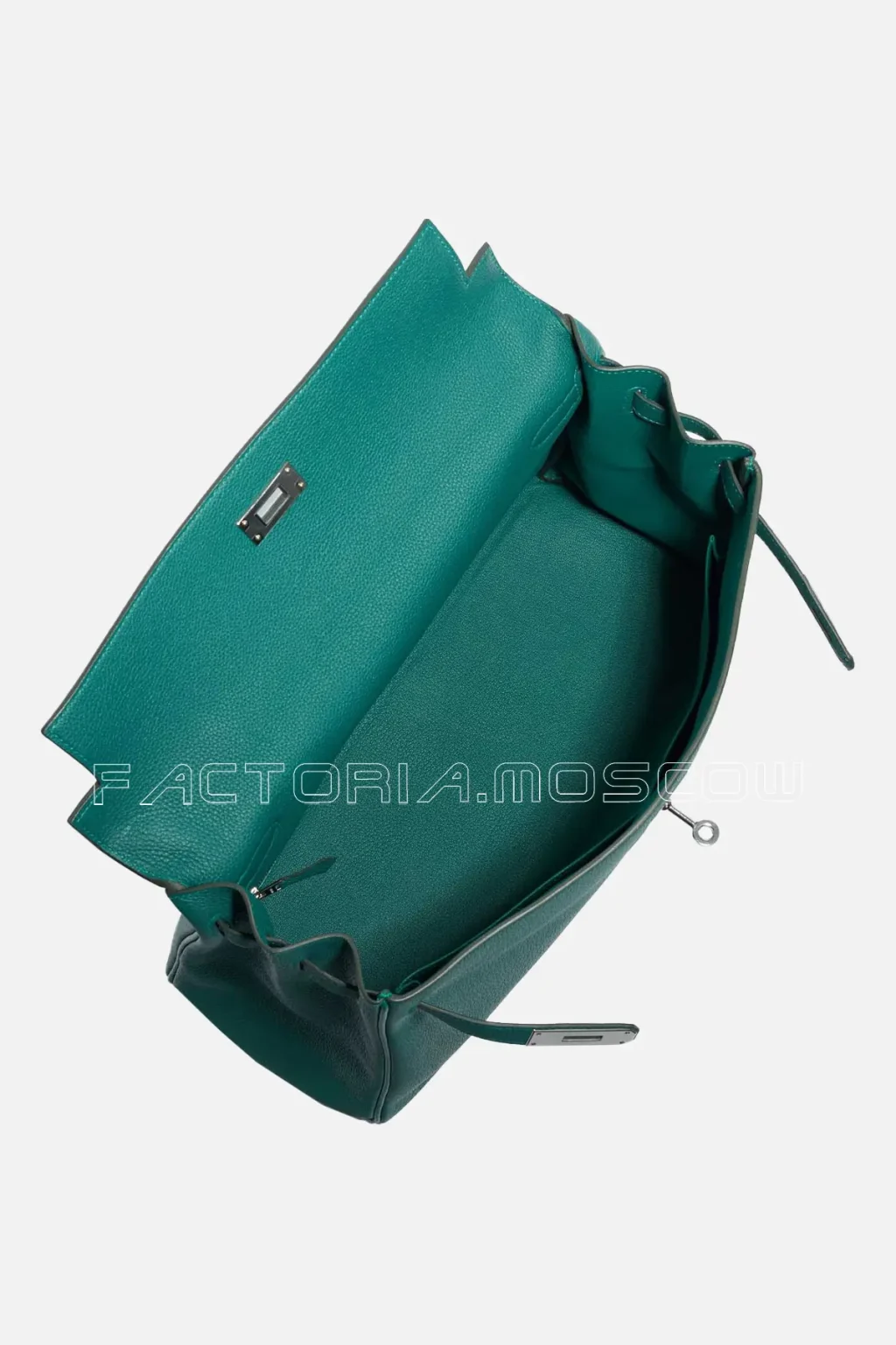 Hermès Kelly Retourne 35 Togo Colour Malachite PHW
