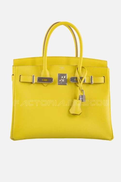 Hermes Birkin 30 Lime Epsom PHW