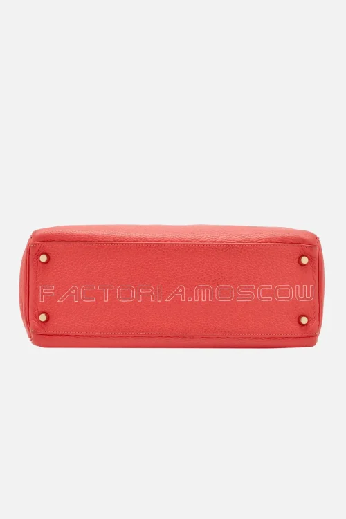 Hermès Kelly Retourne 32 Togo Colour Rouge Tomate GHW
