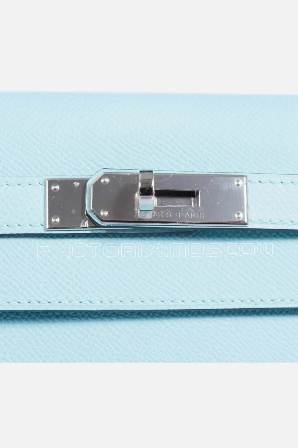 Hermes Kelly Sellier 32 Epsom Colour Blue Atoll PHW