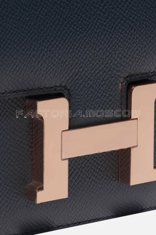 Hermès Constance 18 Epsom Blue Indigo GHW
