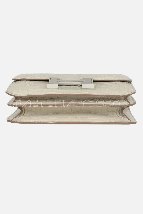 Hermès Constance 18 Beton Matte Alligator PHW