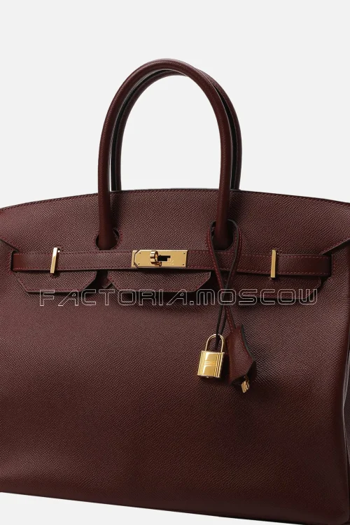Hermes Birkin 35 Epsom Colour Rouge H GHW