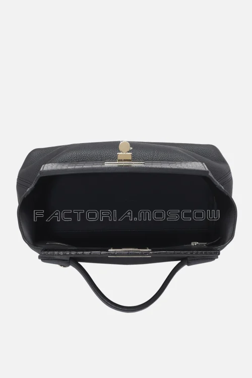 Hermes Touch 24/24 29 Matte Black Alligator/Togo PHW