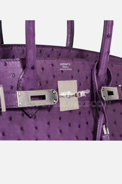 Hermes Birkin 30 Violine Ostrich PHW