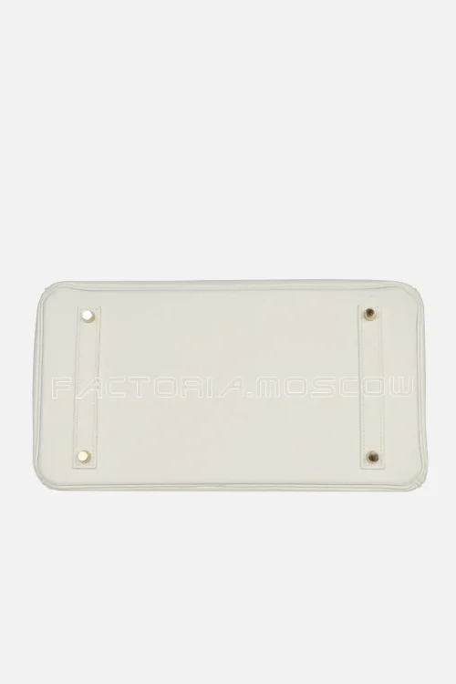 Hermes Birkin 35 Clemence Colour White GHW