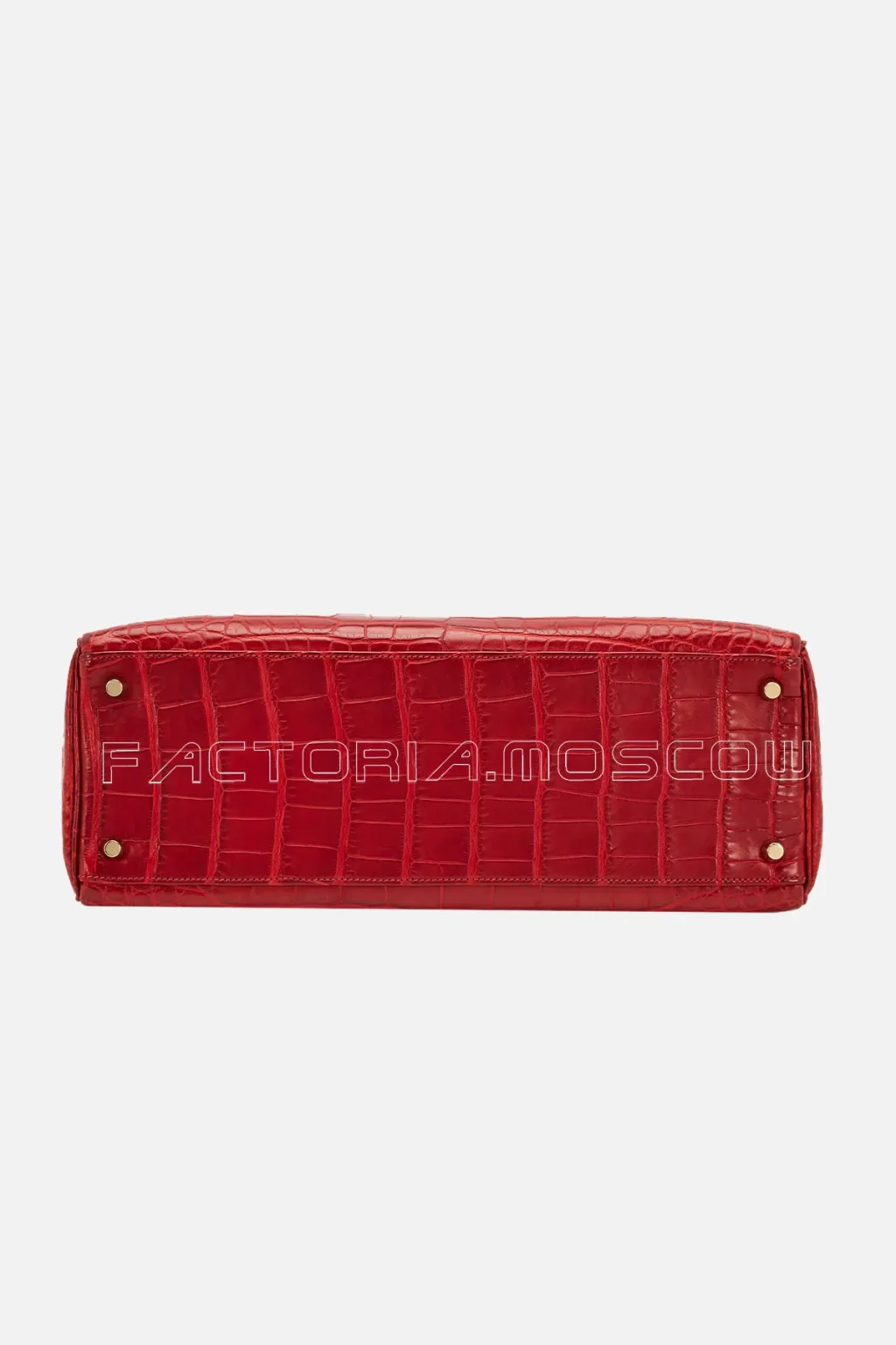 Hermès Kelly Retourne 35 Matte Alligator Colour Rouge H GHW