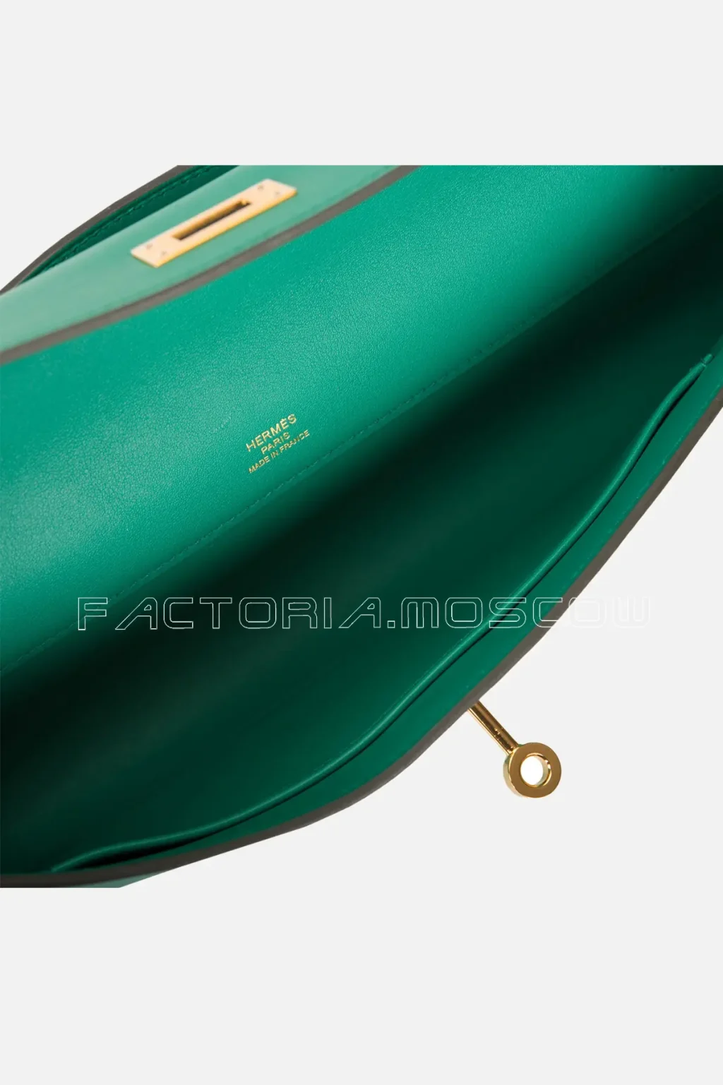 Hermes Kelly Cut Vert Vertigo Swift GHW