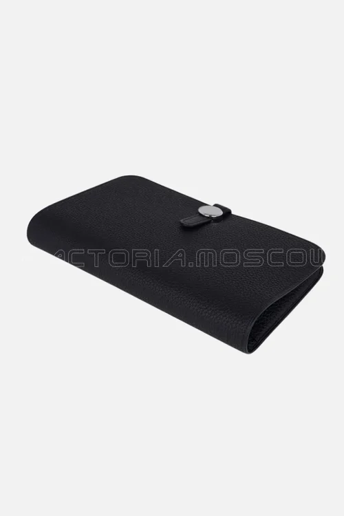 Hermes Dogon Duo Wallet Togo Black Hardware Phw
