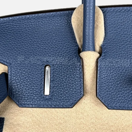 Hermes Birkin 30 Togo Colour Blue Brighton PHW