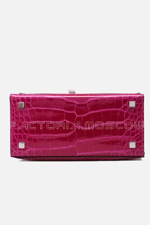 Hermes Cinhetic Alligator lisse Rose Scheherazade PHW