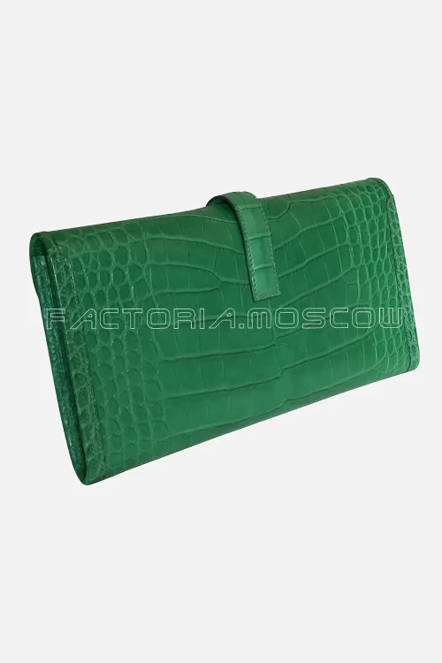 Hermes Jide Elan 29 Alligator matte Cactus Hardware Leather