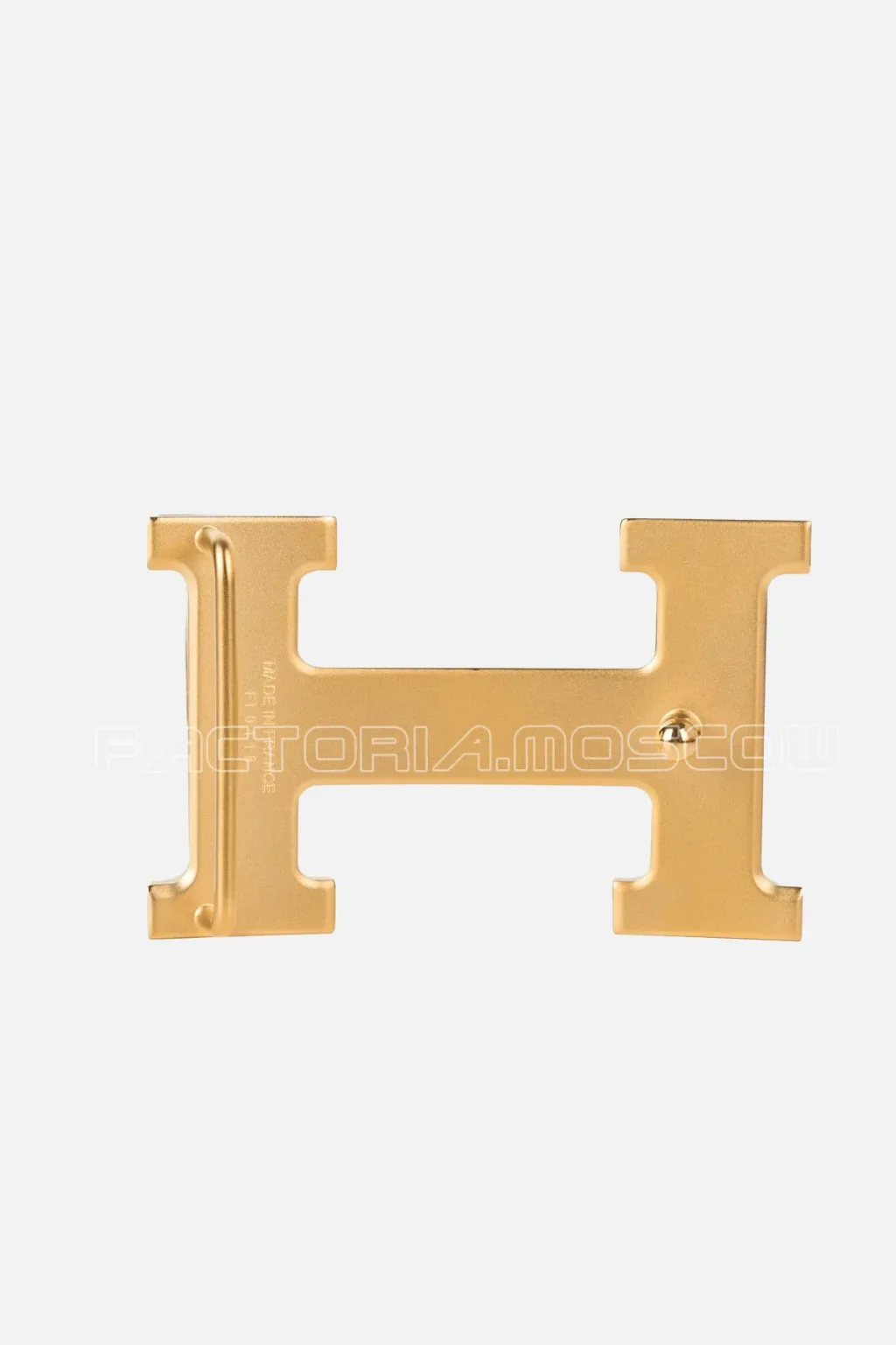 Hermes Belt H Constance 32 mm White/Black Epsom Gold Buckle