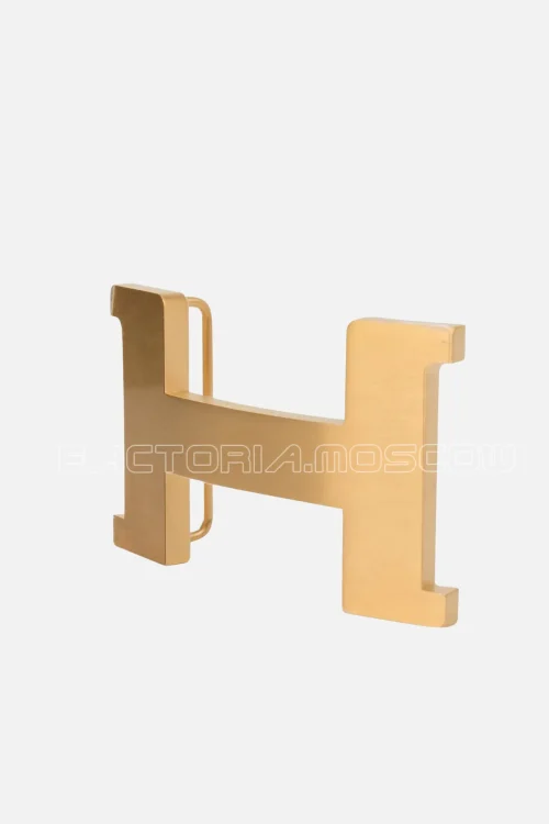 Hermes Constance Belt 42mm Gris Elephant Matte Porosus Crocodile/Gold