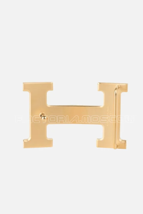 Hermes Belt H Constance 32 mm Rouge Coeur / Blue De Nord Epsom Brushed Gold