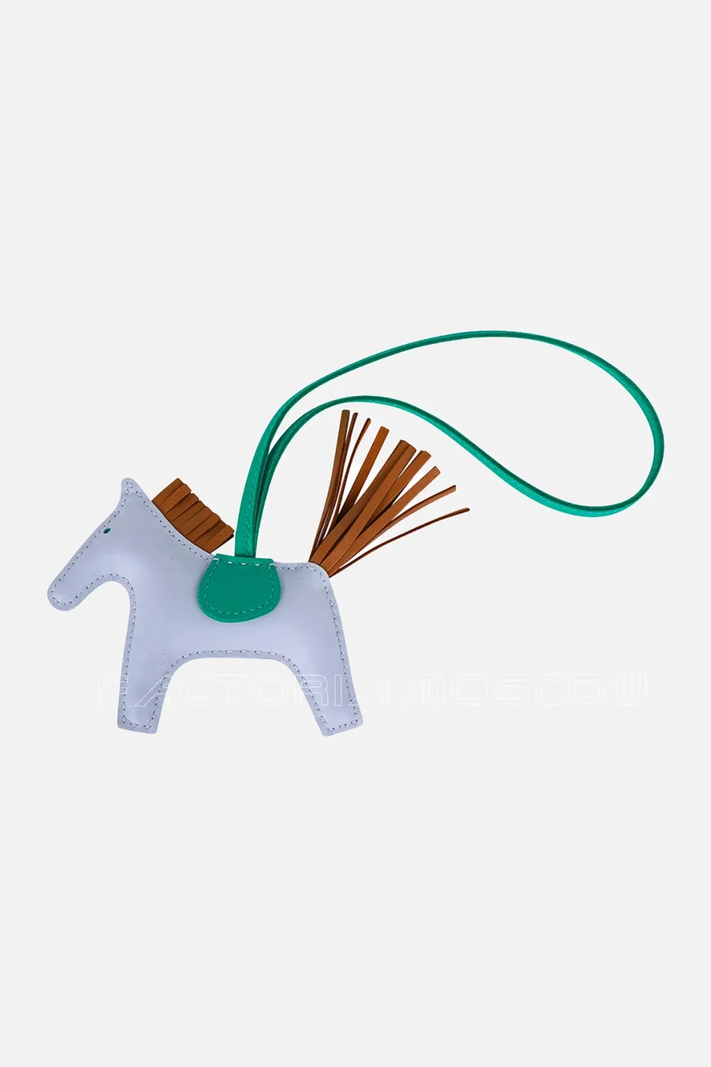 Hermes Rodeo PM Bag Charm Bleu Brume / Menthe / Sesame