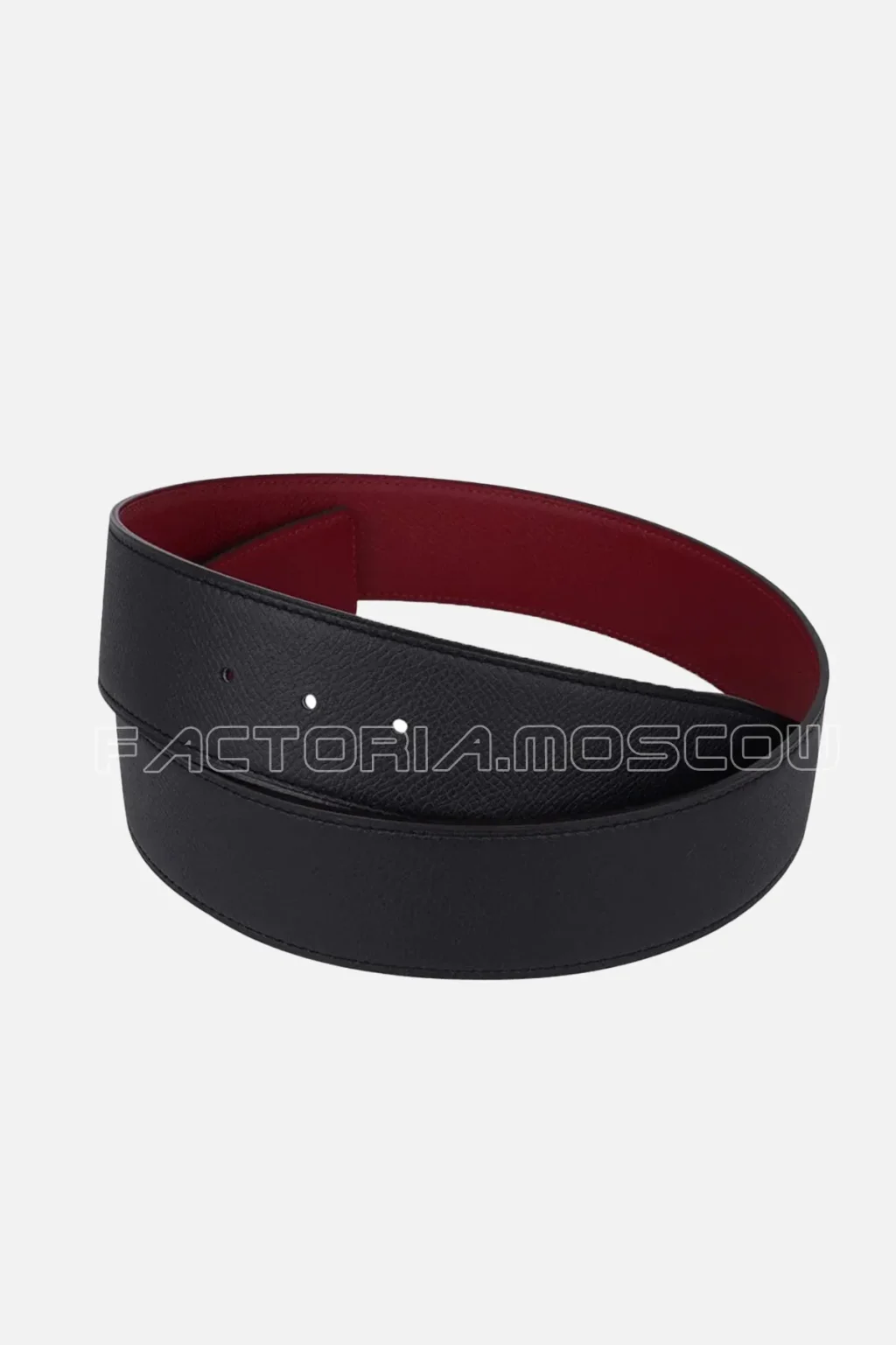 Hermes Belt Constance 42mm Black/Rouge H Brushed Gold Buckle