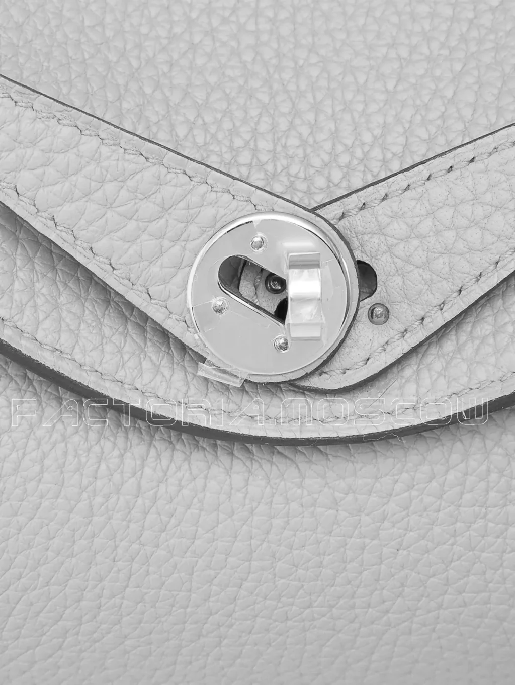 Hermes Lindy Mini 20 Clemence Blue Glacier PHW