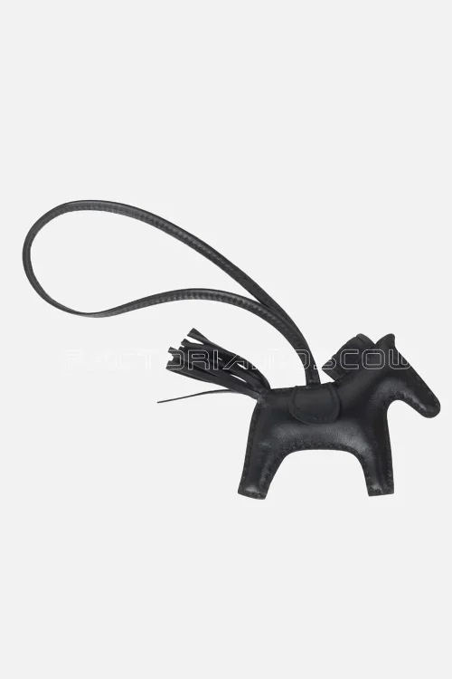 Hermes Rodeo PM Bag Charm So Black Limited Edition New w/ Box