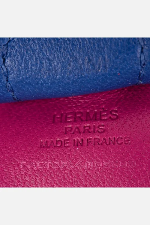 Hermes Rodeo PM Bag Charm Rose Pourpre / Electric Blue / Malachite New w/ Box