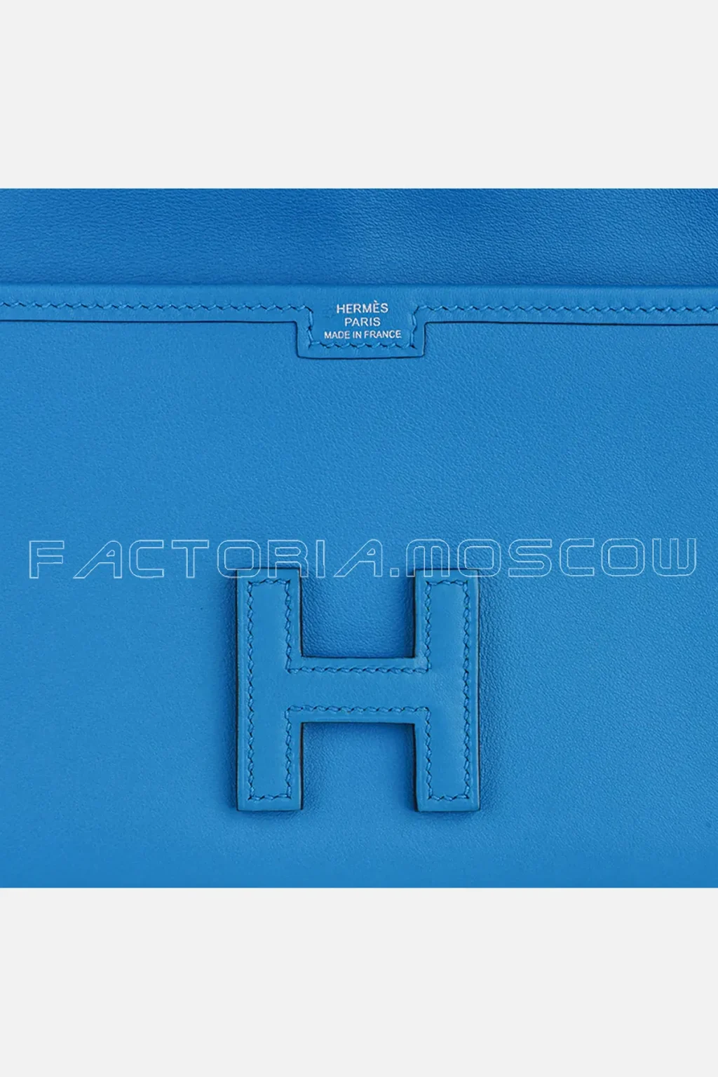 Hermes Jide Elan 29 Clutch Swift Blue Frida Hardware Leather
