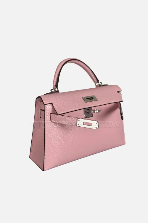 Hermes Kelly Mini 20 Chevre Colour Rose Sakura Hardware PHW