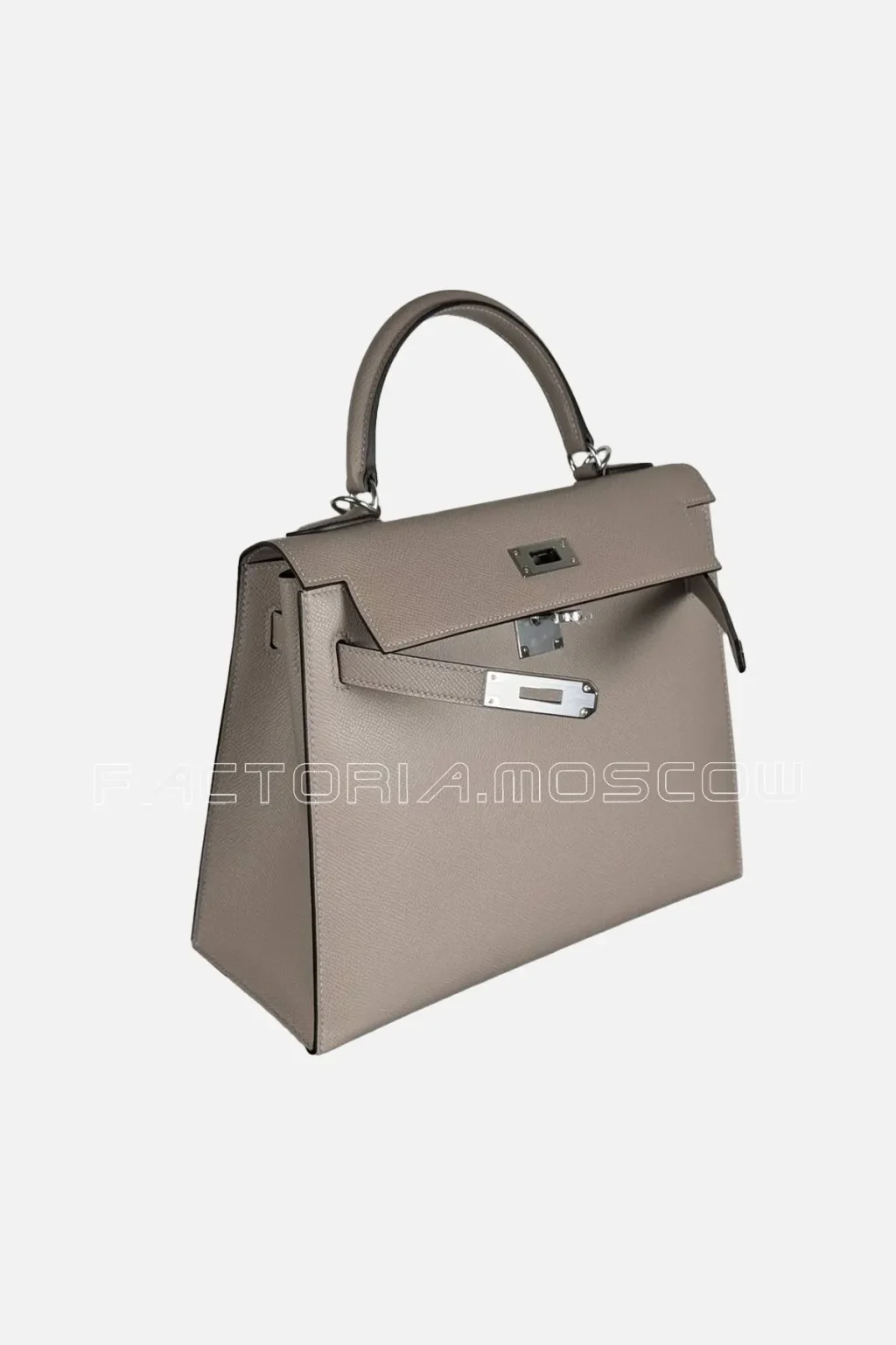 Hermès Kelly Sellier 28 Epsom Colour Gris Asphalt PHW