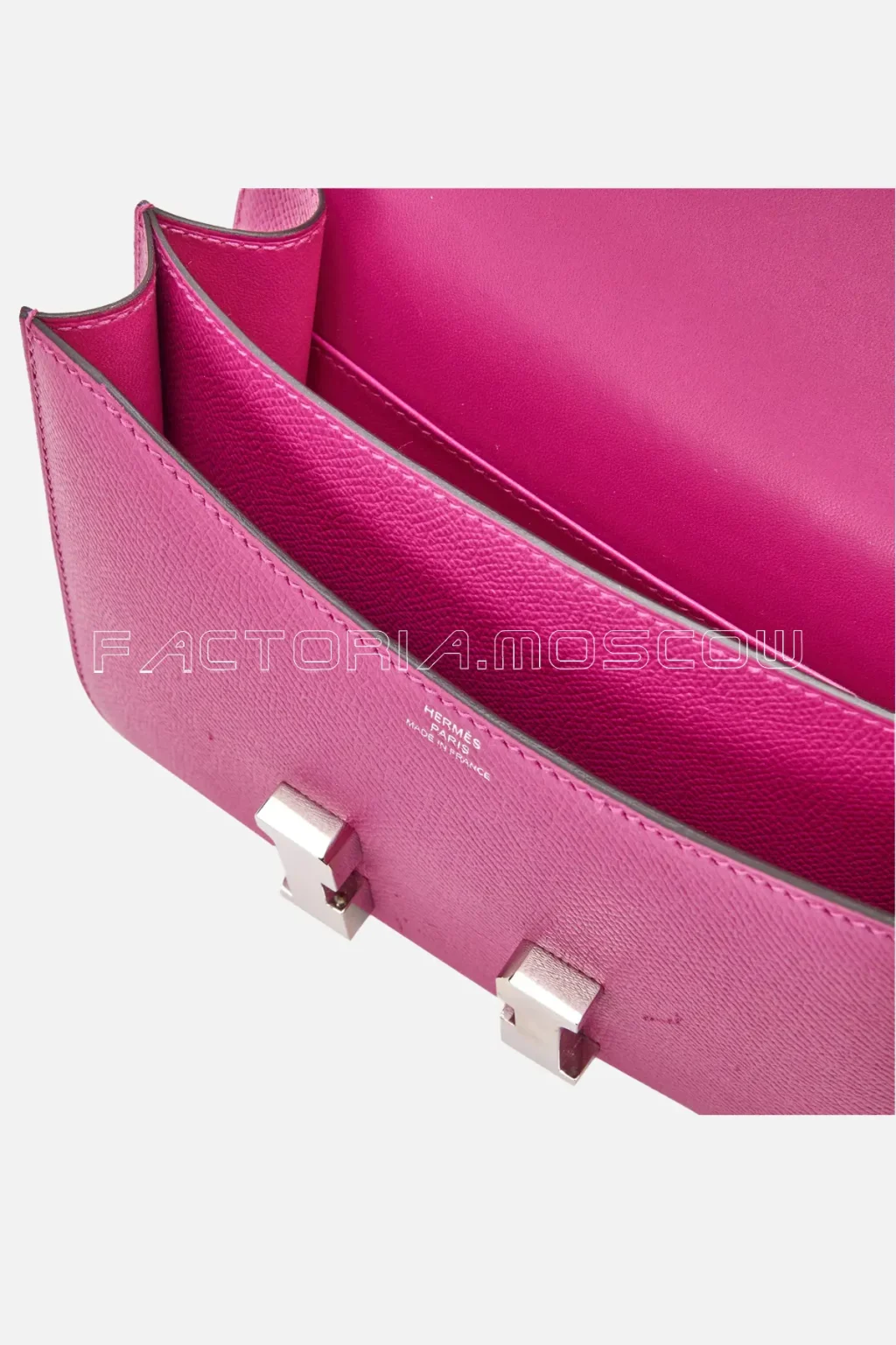 Hermès Mini Constance 18 Epsom Rose Pourpre PHW